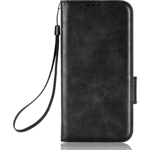 İyi Kalite Honor X9A Deri Simetrik Üçgen Flip Kılıf Telefon Kılıfı (Yurt Dışından)