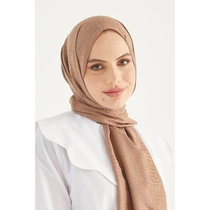 Fresco Scarfs Kadın Tesettür Ipeksi Pamuk Jakar F Desen Şal