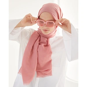 Fresco Scarfs Kadın Tesettür Ipeksi Pamuk Jakar F Desen Şal