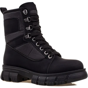 Siyah Kadın Paraşüt Postal Bot