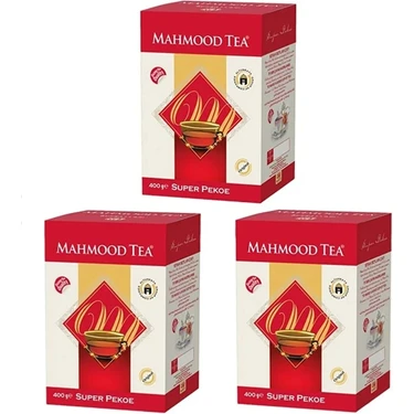 Mahmood Tea İthal %100 Saf Seylan Pekoe Dökme Çayı 400 gr X 3