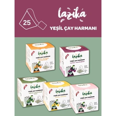 Lazika Yeşil Çay Harmanı Seti