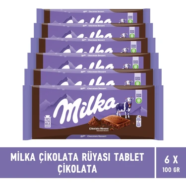 Milka Çikolata Rüyası Tablet Çikolata 100 gr - 6