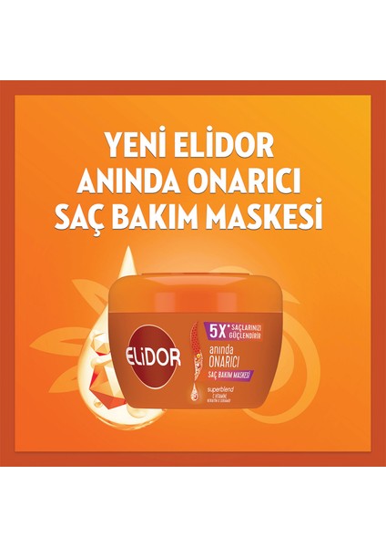 Superblend Saç Bakım Maskesi Anında Onarıcı C Vitamini Keratin Seramid 160 ml