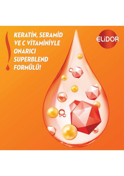 Superblend Saç Bakım Maskesi Anında Onarıcı C Vitamini Keratin Seramid 160 ml