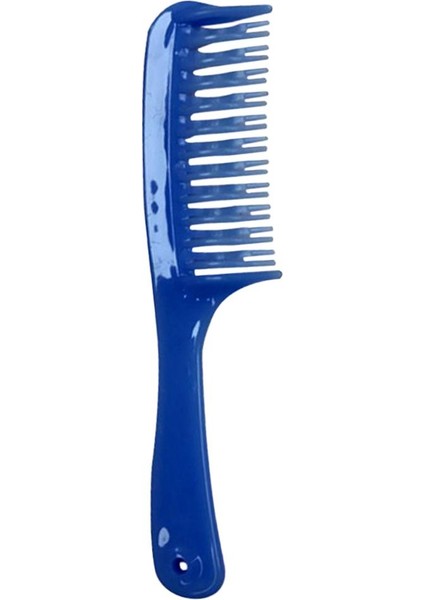 Plastik Der Çift Büyük Dişler Saç Targotu Detangling Salon Şekillendirme Aracı Mavi (Yurt Dışından)