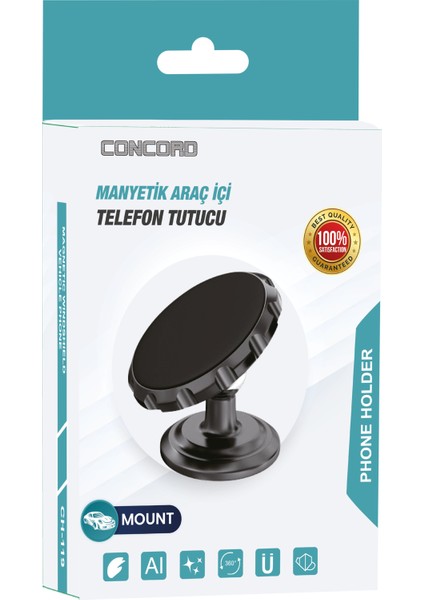 CH-119 Araç Içi Telefon Tutucu