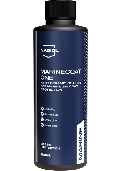 Marinecoat One Marine Jelkot Nano Seramik Kaplama-Yat ve Tekne Bakımı-2 Sezon Dayanım-150ml