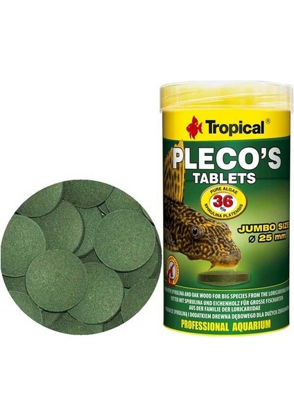 Pleco 50 gr Balık Yemi (Açık)