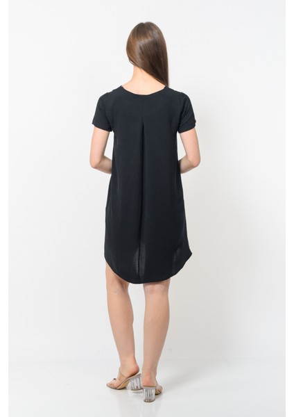 Kadın Aerobin Kumaş Yazlık Elbise Siyah Renk indirimleri