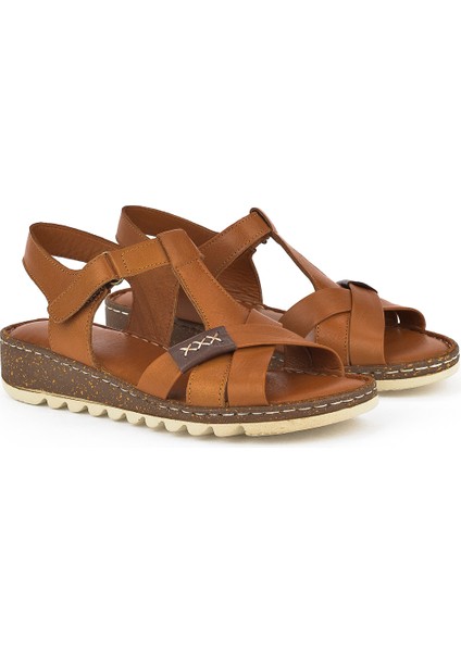 , Kadın Sandalet 1311008 207 Taba fiyatları