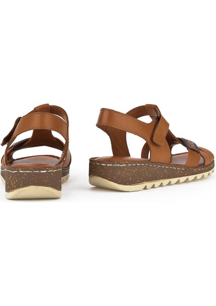 , Kadın Sandalet 1311008 207 Taba modelleri