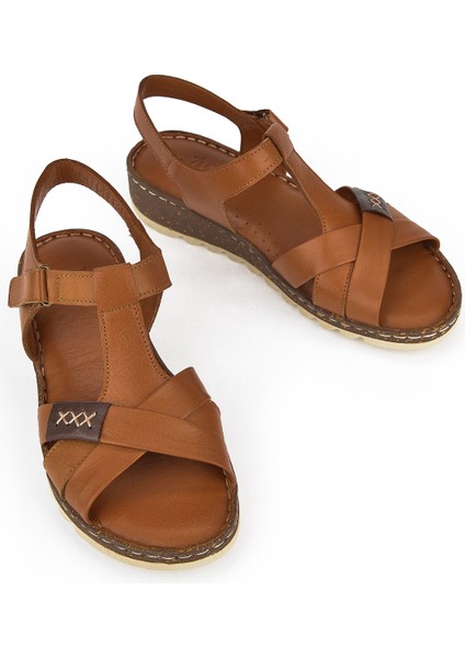 , Kadın Sandalet 1311008 207 Taba fırsatları