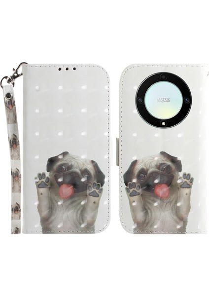 Honor X40 5g / X9A 5g / Magic5 Lite 5g, Folio Flip Cüzdan Telefon Kılıfı (Yurt Dışından)