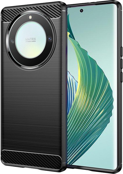 Honor Magic5 Lite 5g / X40 5g / X9A 5g Telefon Kılıfı, Karbon Fiber Doku Fırçalanmış Tpu Koruyucu Kapak (Yurt Dışından)