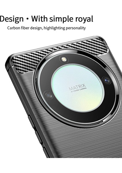 Mofı Jk Tpu Serisi-1 Honor X9A 5g / X40 5g / Magic5 Lite 5g Telefon Kılıfı Karbon Fiber Fırçalanmış Yumuşak Tpu Kapak (Yurt Dışından) fırsatları