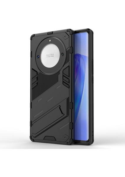 Honor Magic5 Lite 5g / X9A 5g / X40 5g Için Cep Telefonu Kılıfı, Kickstand Tpu+Pc Koruyucu Cep Telefonu Kapağı (Yurt Dışından)