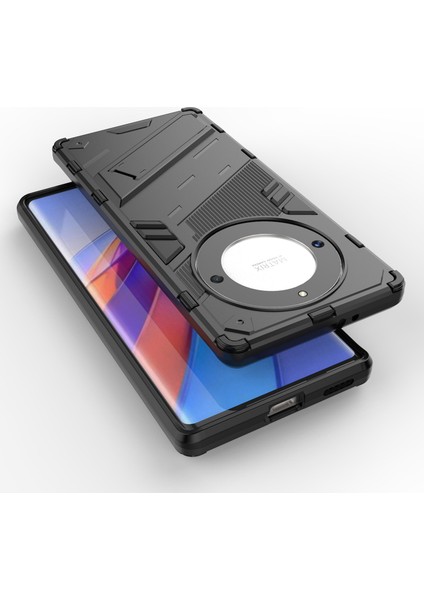 Honor Magic5 Lite 5g / X9A 5g / X40 5g Için Cep Telefonu Kılıfı, Kickstand Tpu+Pc Koruyucu Cep Telefonu Kapağı (Yurt Dışından) fırsatları