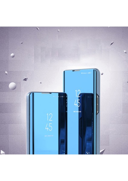 Deri Kılıf Şeref X9A 5g / Magic5 Lite 5g Görünüm Pencere Stand Aynası Elektraptaşlama Telefon Kapağı (Yurt Dışından)
