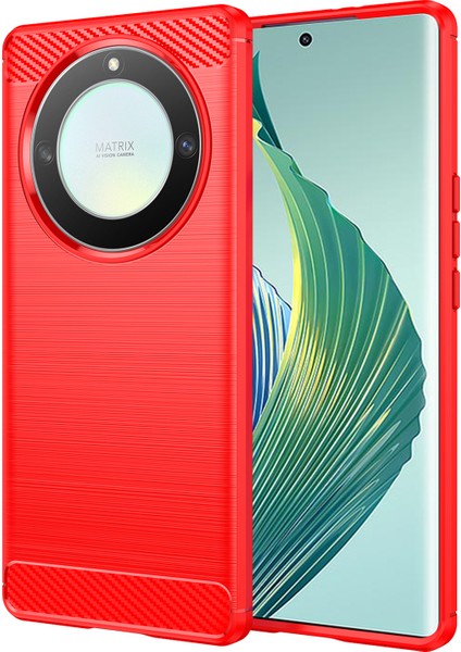 Honor Magic5 Lite 5g / X40 5g / X9A 5g Telefon Kılıfı, Karbon Fiber Doku Fırçalanmış Tpu Koruyucu Kapak (Yurt Dışından)