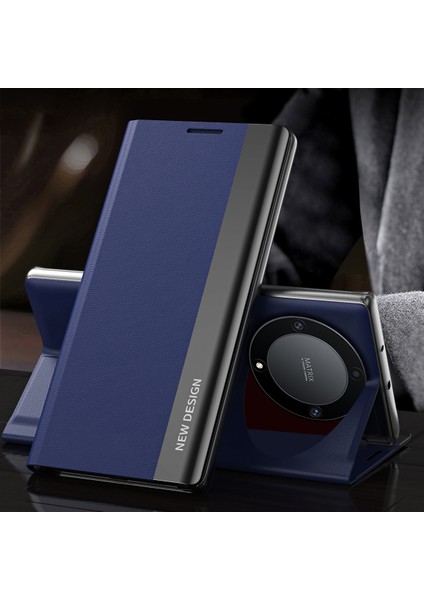 Onur Için X9A 5g / Magic5 Lite 5g Elektraplatma Pu Deri Deri Stand Telefon Kapağı Telefon Kılıfı (Yurt Dışından) indirimleri