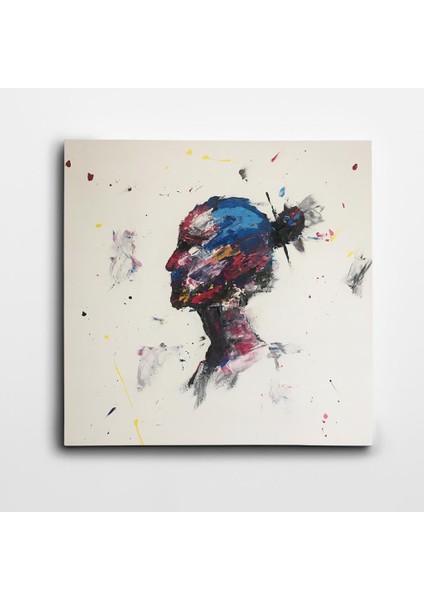 Sonsuzluk Spatula Akrilik El Yapımı Tablo