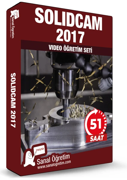 Sanal Öğretim Solidcam 2017 Video Ders Eğitim Seti