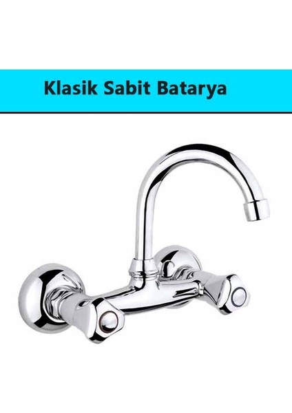 Klasik Sabit Banyo Mutfak Lavabo Batarya (Varyamall) fiyatları