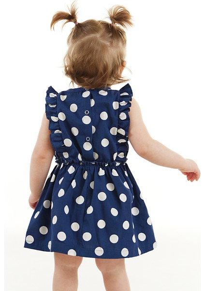 Puanlı Çilek Kız Bebek Poplin Elbise fiyatları