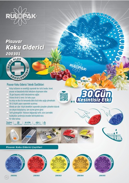 Pisuvar Koku Giderici Karışık 5'li