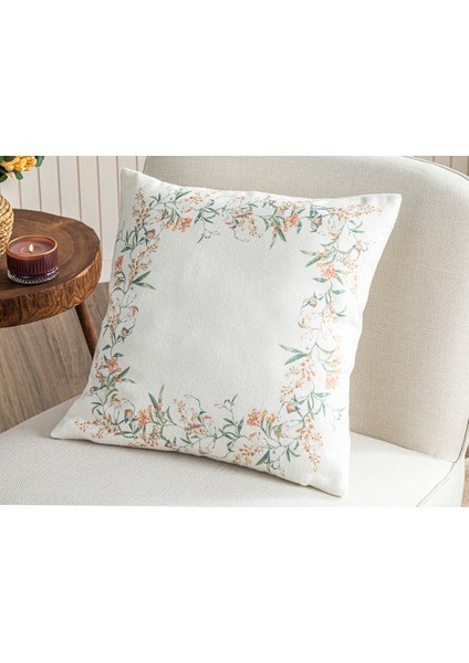 Cania Baskılı Kırlent Kılıfı 45 x 45 cm Beyaz fiyatları