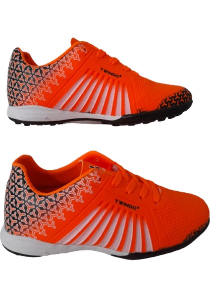 Erkek Turuncu Bağcıklı Halı Saha Ayakkabısı fiyatları