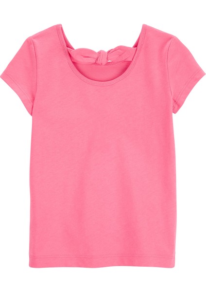 Küçük Kız Çocuk Kısa Kollu Tshirt Pembe fiyatları