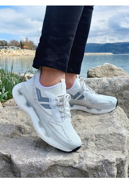 2357 Beyaz Air Yumuşak Taban Erkek Spor Ayakkabı modelleri