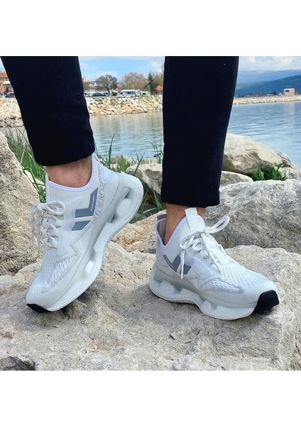 2357 Beyaz Air Yumuşak Taban Erkek Spor Ayakkabı indirimleri