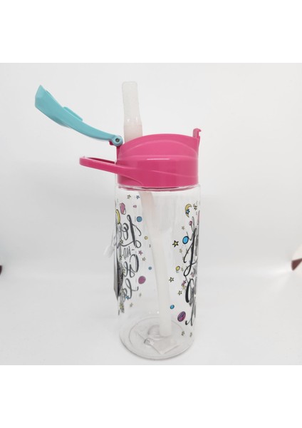 Super Pipetli 500CC Tritan Matara Pembe