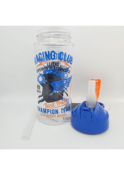 Super Pipetli 500CC Tritan Matara Mavi fiyatları