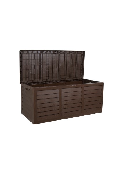 Bahçe Sandığı Bahçe Dolabı Tekerlekli Plastik Bahçe Balkon Depolama Sandığı 320LITRE Kapaklı