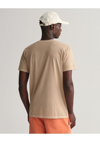 Erkek Bej Relaxed Fit T-Shirt 2057027.270