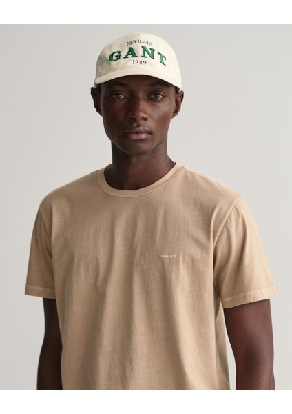 Erkek Bej Relaxed Fit T-Shirt 2057027.270