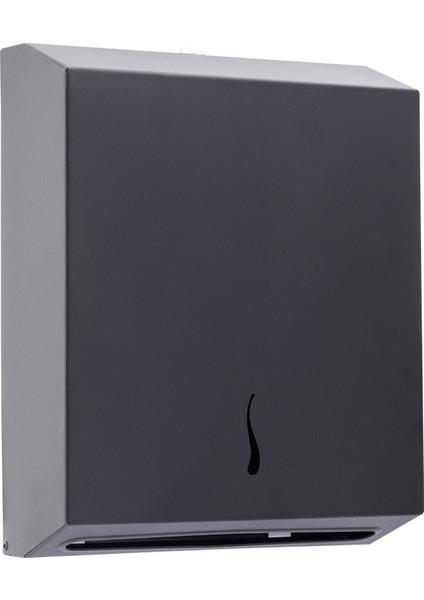 Argesan-Paslanmaz Çelik Z Katlama Havluluk-Katlamalı Kağıt Havluluk Dispenseri-400 KAĞITLIK