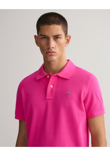 Erkek Pembe Regular Fit Polo 2201.675