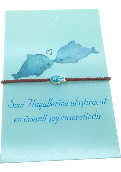 Altın Renk Kırmızı Ip Balık Arkadaş Şans Bilekliği - 2290 modelleri