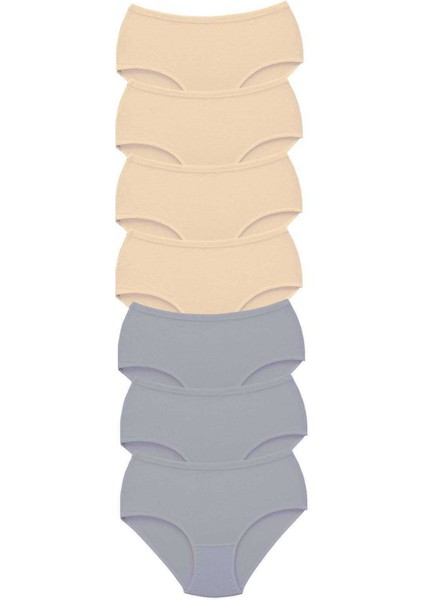 7 Adet Tutku Kadın Yüksek Bel Bato Kalın Lastik Külot S8