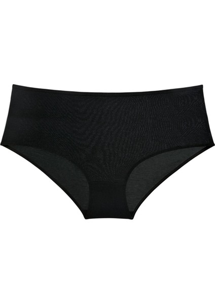 3 Adet Kadın Yüksek Bel Bato Külot Siyah Gri Ten modelleri