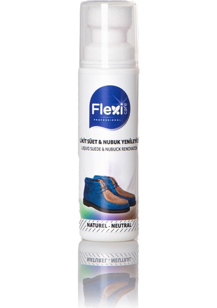 Süet ve Nubuk Yenileyici Likit Ayakkabı Boyası Flexi Care Naturel Renk 75 ml FLX-6525