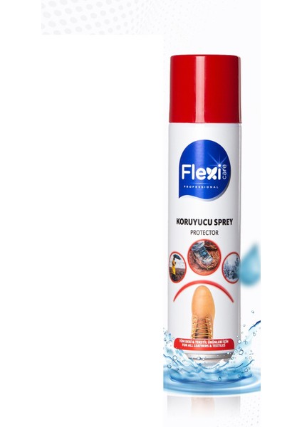 Flexi Care Protector Su ve Kir Itici Ayakkabı Bakım Spreyi 250 ml FLX-6050