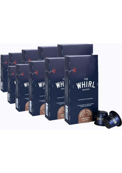 The Whirl Espresso Dark Kapsül Kahve 10 Al 8 Öde Fırsat Paketi