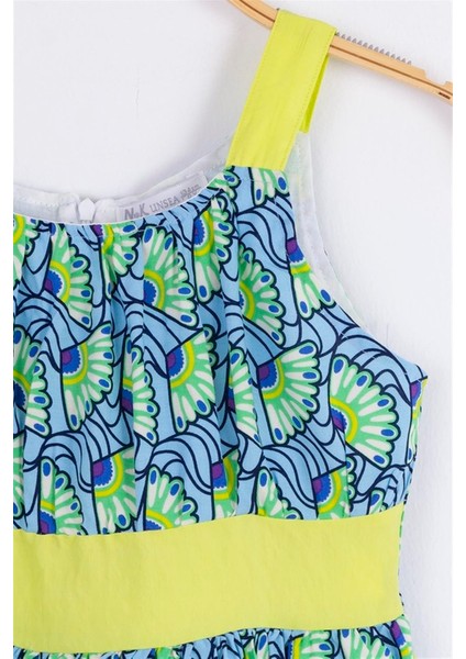 Kız Çocuk Şerit Detaylı Elbise fiyatları