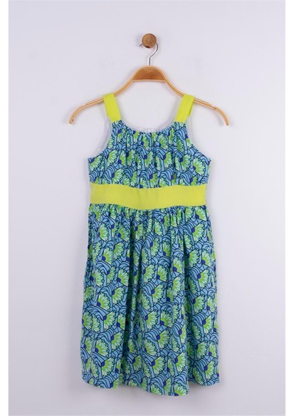 Kız Çocuk Şerit Detaylı Elbise modelleri